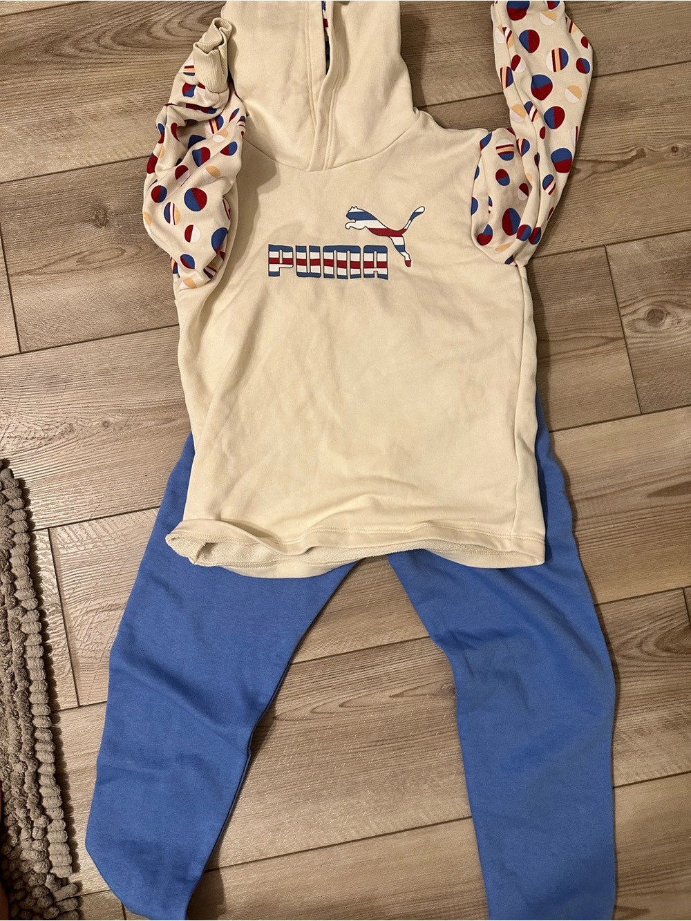 Puma Kids Light Blue Sweatpants